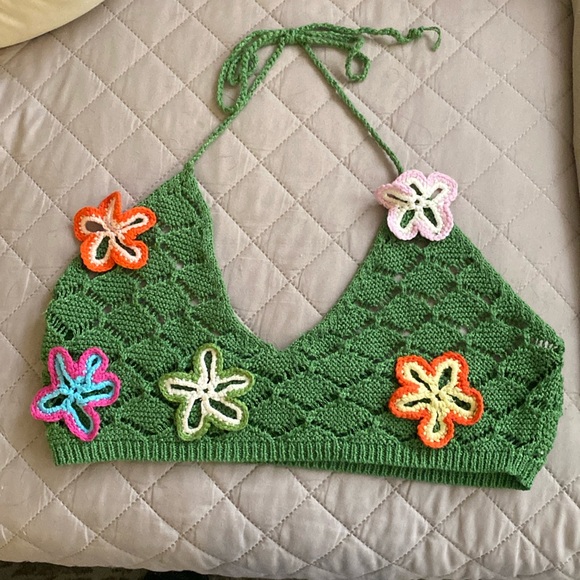 SHEIN Knit Halter Top NWOT - Picture 1 of 5